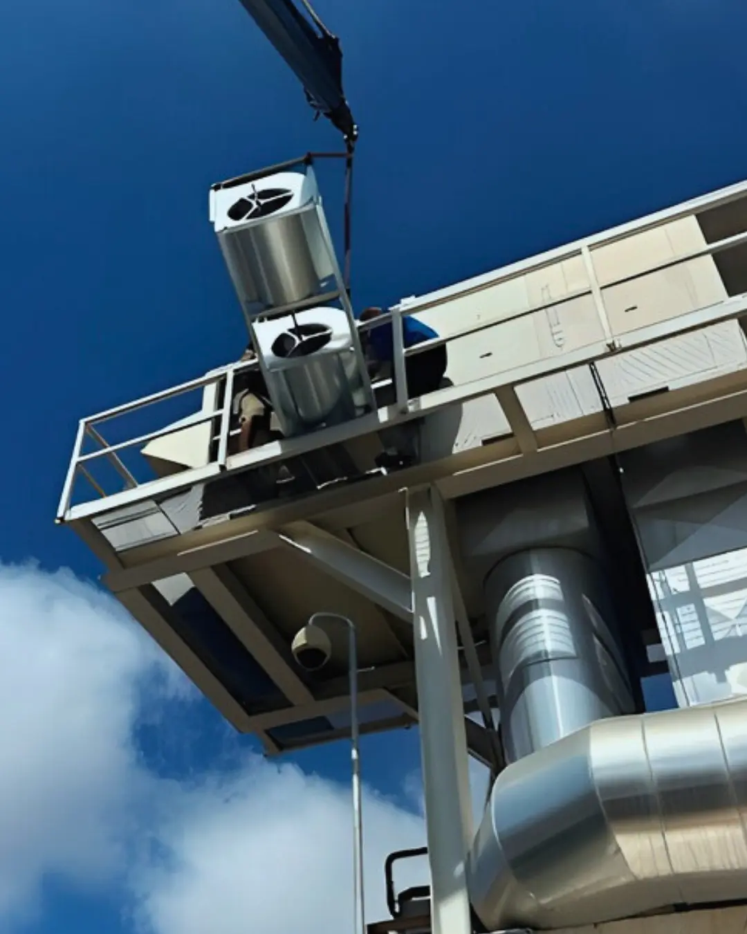 Industrial HVAC installation in Portimão, Algarve